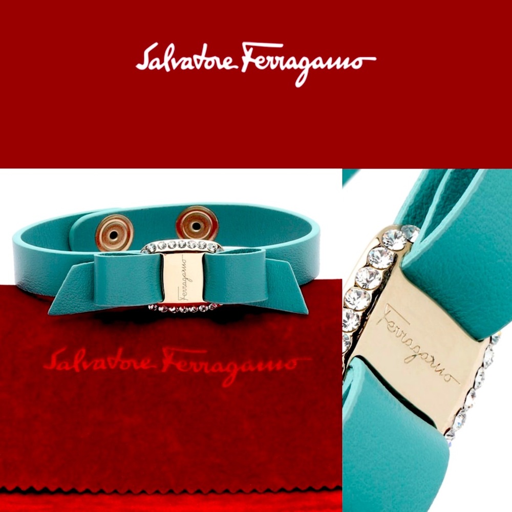 SOLD‼️NEW! SALVATORE FERRAGAMO VARASTR CUFF BRACELET 💕 - Picture 2 of 10